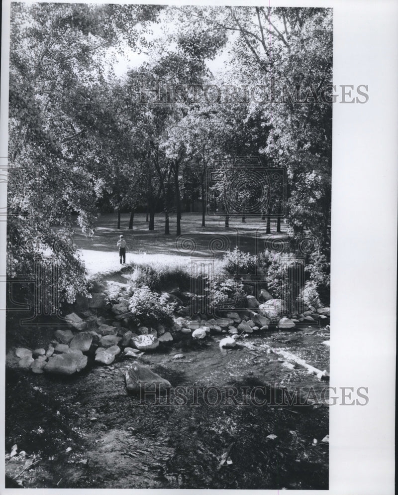 Load image into Gallery viewer, 1960 Press Photo Scenic View of Menomonee River Parkway - Milwaukee County
