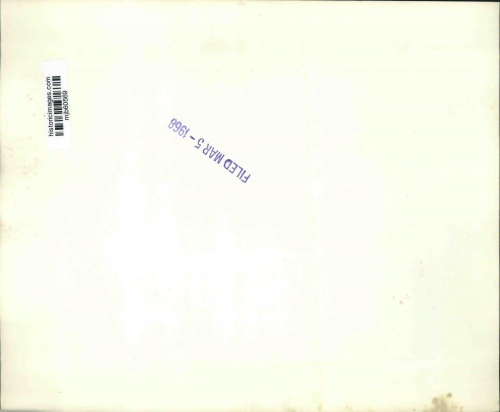 1968 Press Photo Patrick Lyndon Nugent twists dad ear at unveiling C5A Galaxy