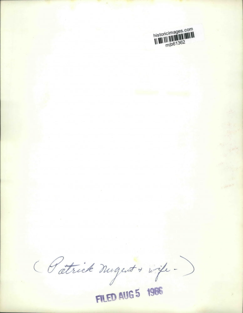 1966 Press Photo Luci Johnson and Patrick Nugent at LBJ Ranch - mjb61362