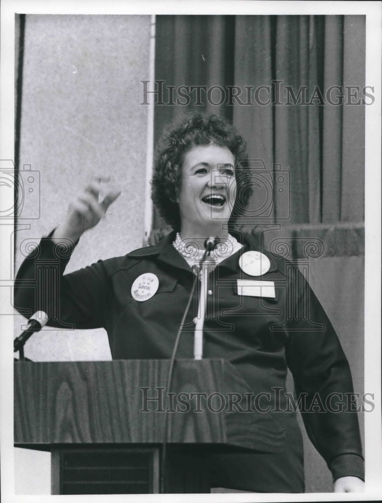 1974 Press Photo Women for Survival of Agriculture Laura Heuser in United States