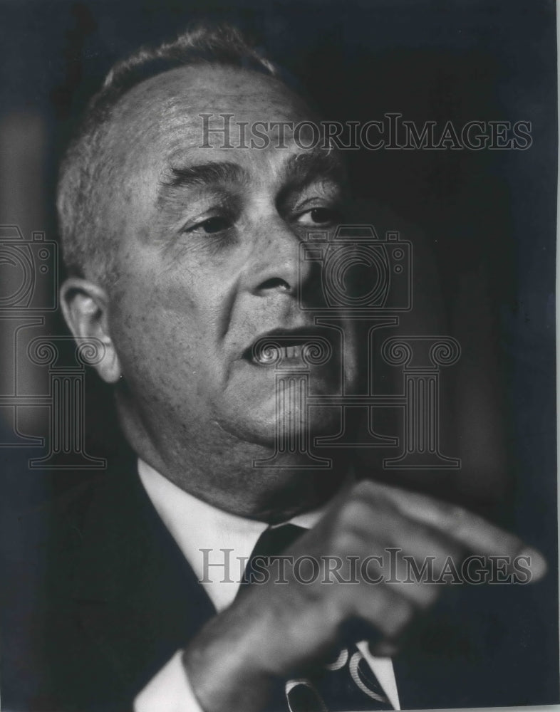 1972 Press Photo Portrait of Retired Army Lieutenant Colonel Roberts - mjb61973