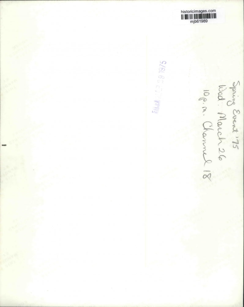 1975 Press Photo Richard and Patti Roberts - Spring Event '75 - mjb61989