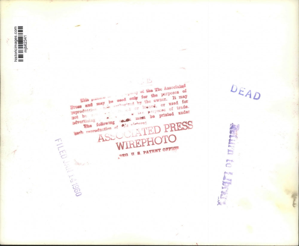 1960 Press Photo Charles Halleck and Everett Dirksen at a Senate meeting in D.C.