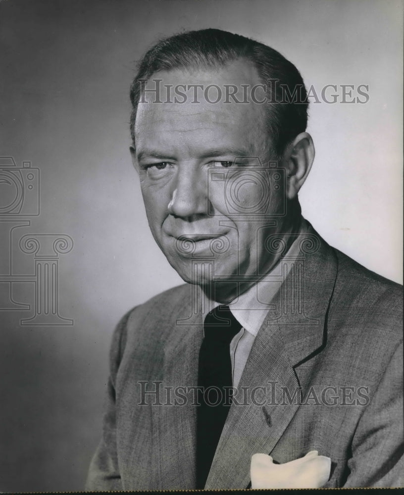 1953 Press Photo ABC&#39;s &quot;Pride of the Family&quot; member Paul Hartman- Historic Images