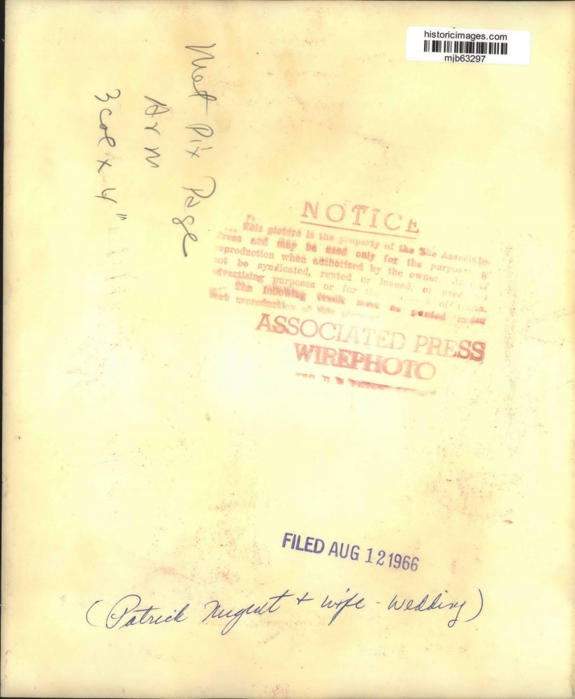 1966 Press Photo President Johnson, Luci Johnson's wedding day, Washington