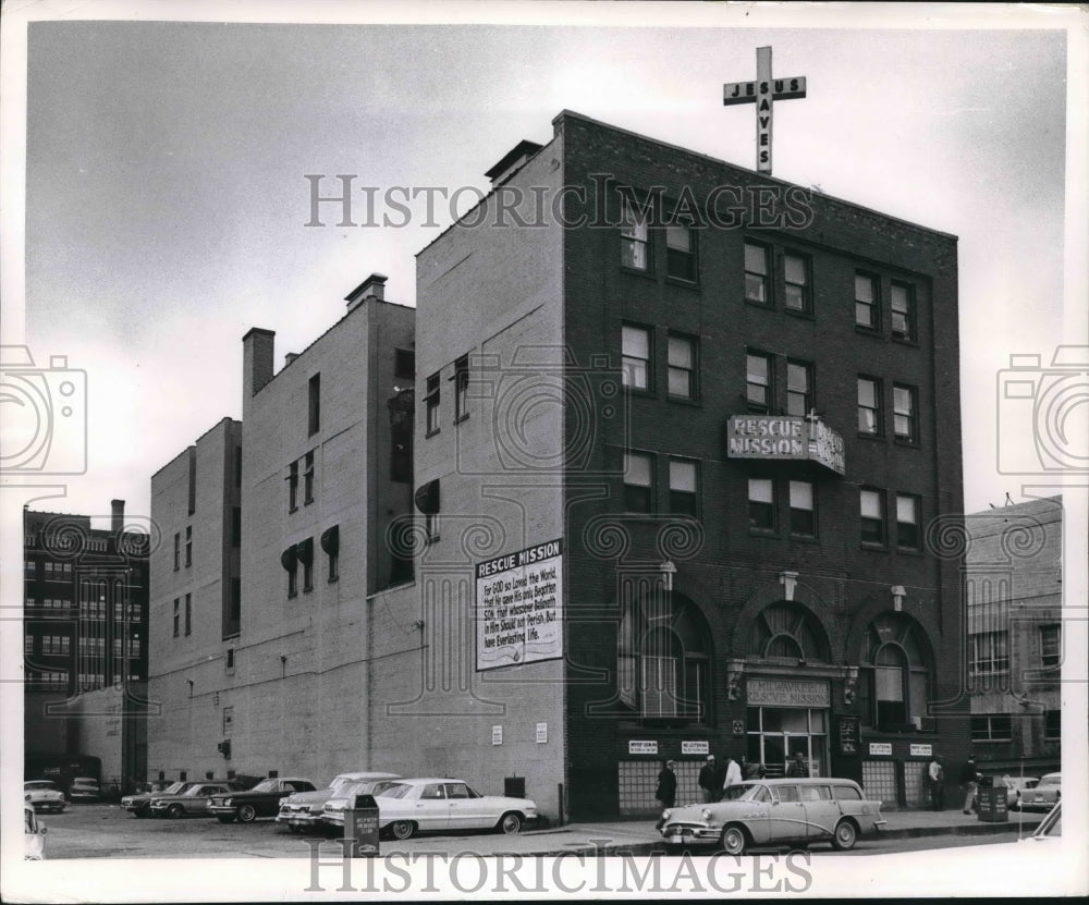 1963 Press Photo Milwaukee Rescue Mission Building- Historic Images