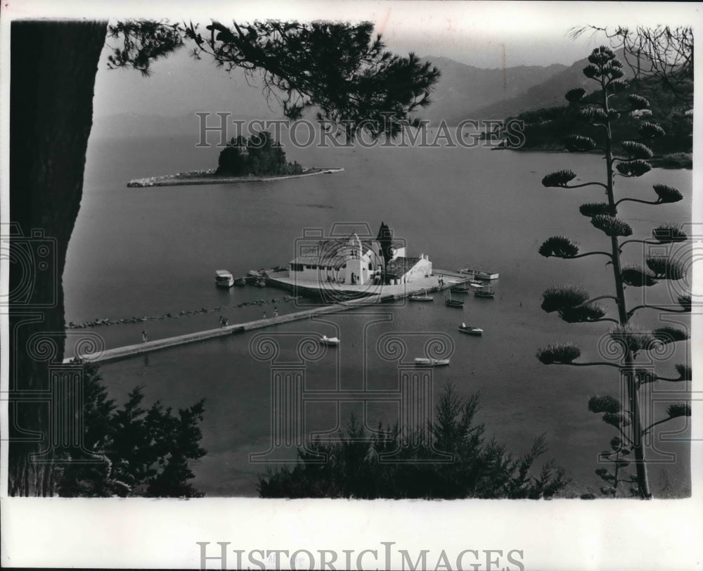 1964 Press Photo Island of Corfu in Greece - mjb64085