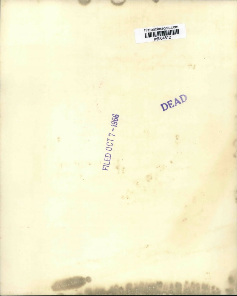 1966 Press Photo President Johnson with Archbishop Patrick O'Boyle at Peace Mass