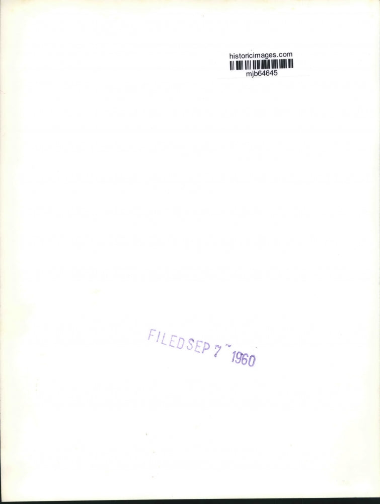 1960 Press Photo Dr. Maurice H. Halperin, Accused of Advising Soviet Government