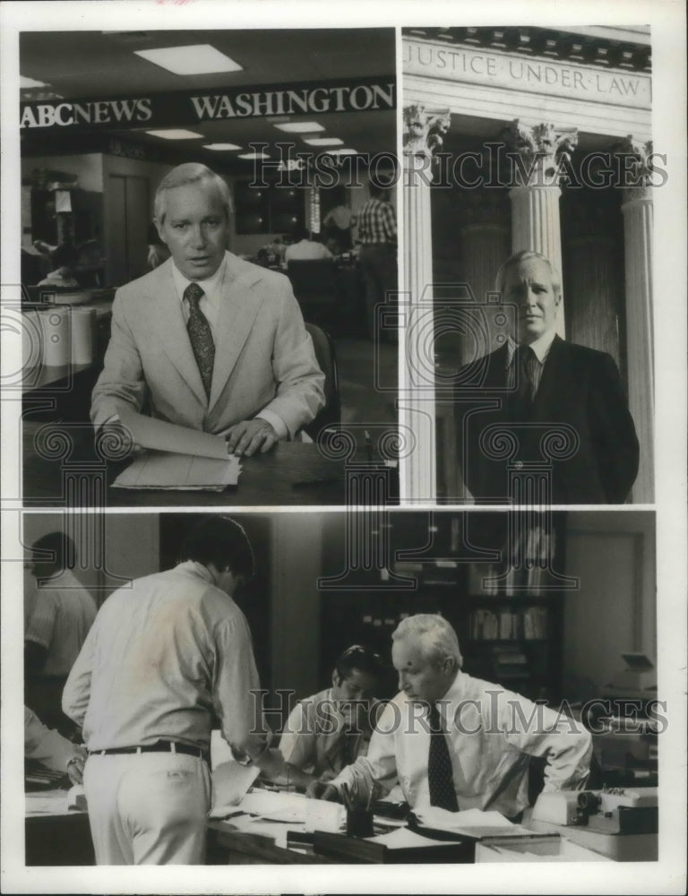 Load image into Gallery viewer, 1980 Press Photo Frank Reynolds, ABC News Correspondent - mjb64657
