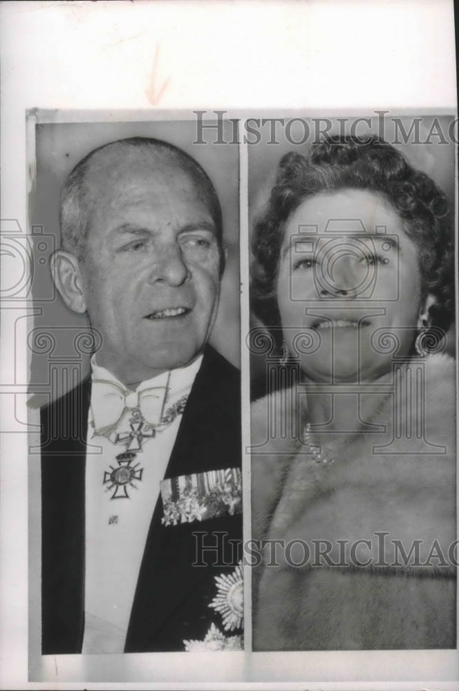 1963 Press Photo King Paul and Queen Frederika of Greece - mjb64706