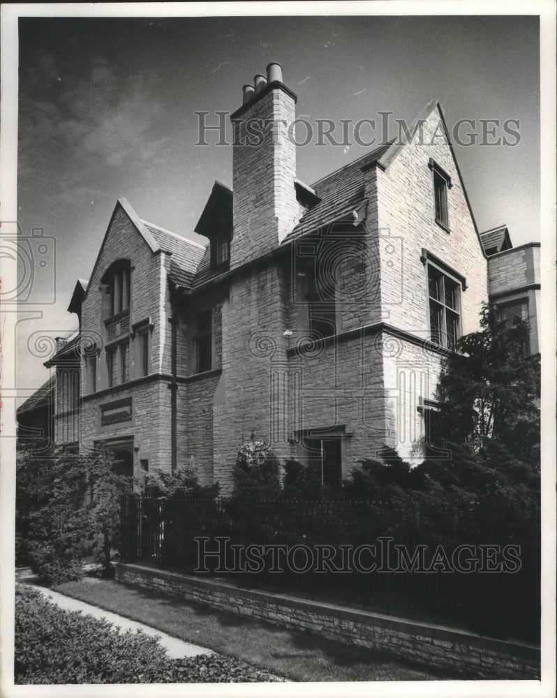 1970 Press Photo Lannon Castle on N. Lake Drive - Milwaukee, Wisconsin
