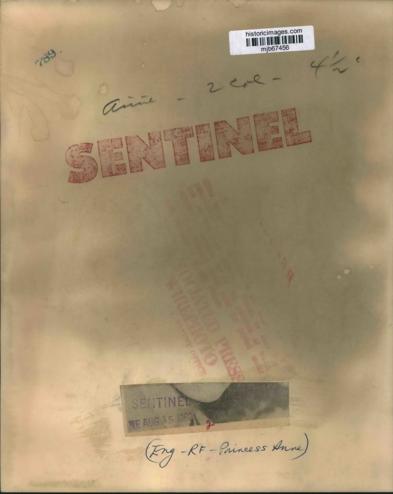 1962 Press Photo Britain's Princess Anne on her 12th birthday in London