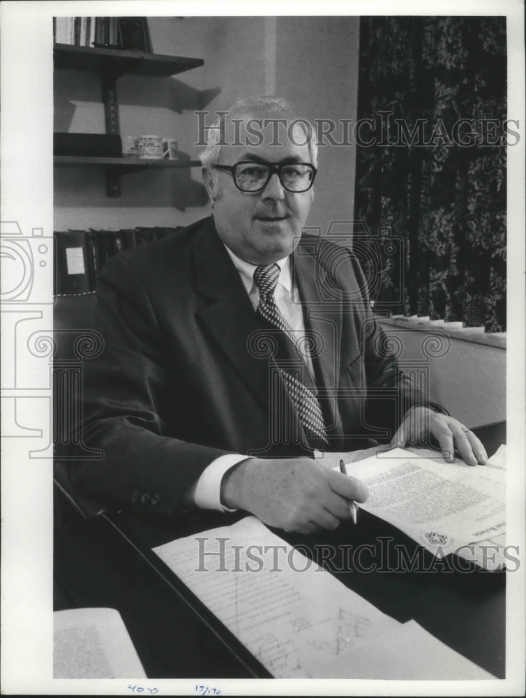 1974 Press Photo Joe Flanagan, Milwaukee Journal Employee - mjb67482