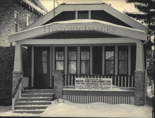 1985 Press Photo Home at 1317 West Scott Street looks like this today, Milwaukee- Historic Images