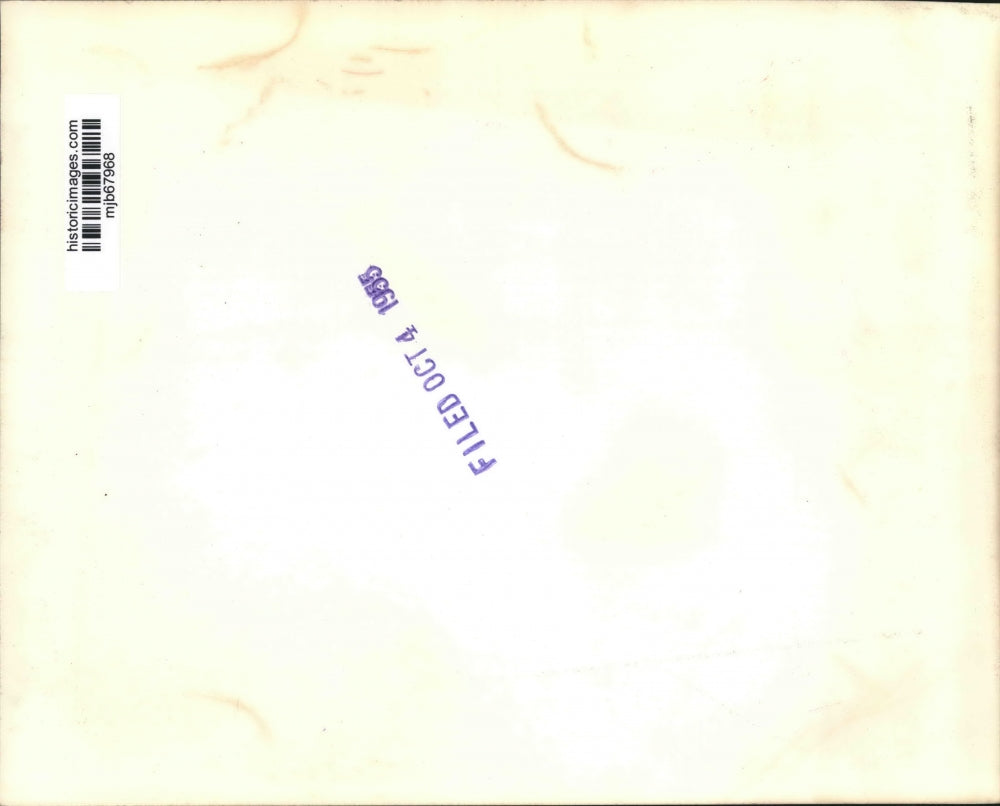 1955 Press Photo President Juan D. Peron from Argentina stays in home