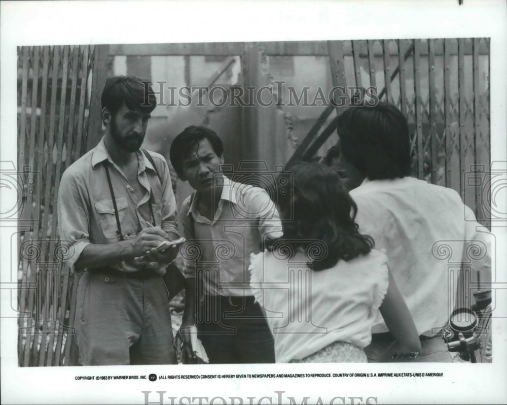 1985 Press Photo Sam Waterston in The Killing Fields- Historic Images