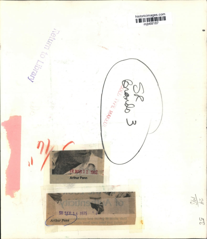 1975 Press Photo Actress Melanie Griffith with director Arthur Penn - mjb68187