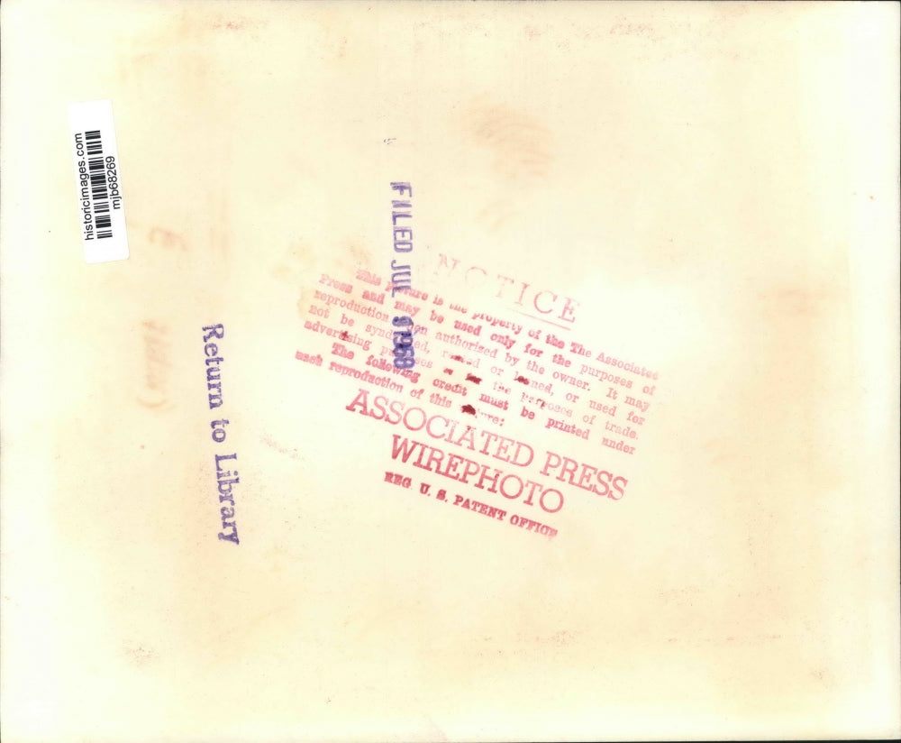 1958 Press Photo Gaylord Nelson files nomination papers for Wisconsin Governor