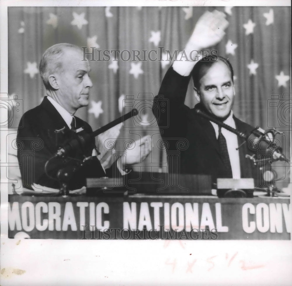 1989 Press Photo Gaylord Nelson at Democratic National Convention- Historic Images