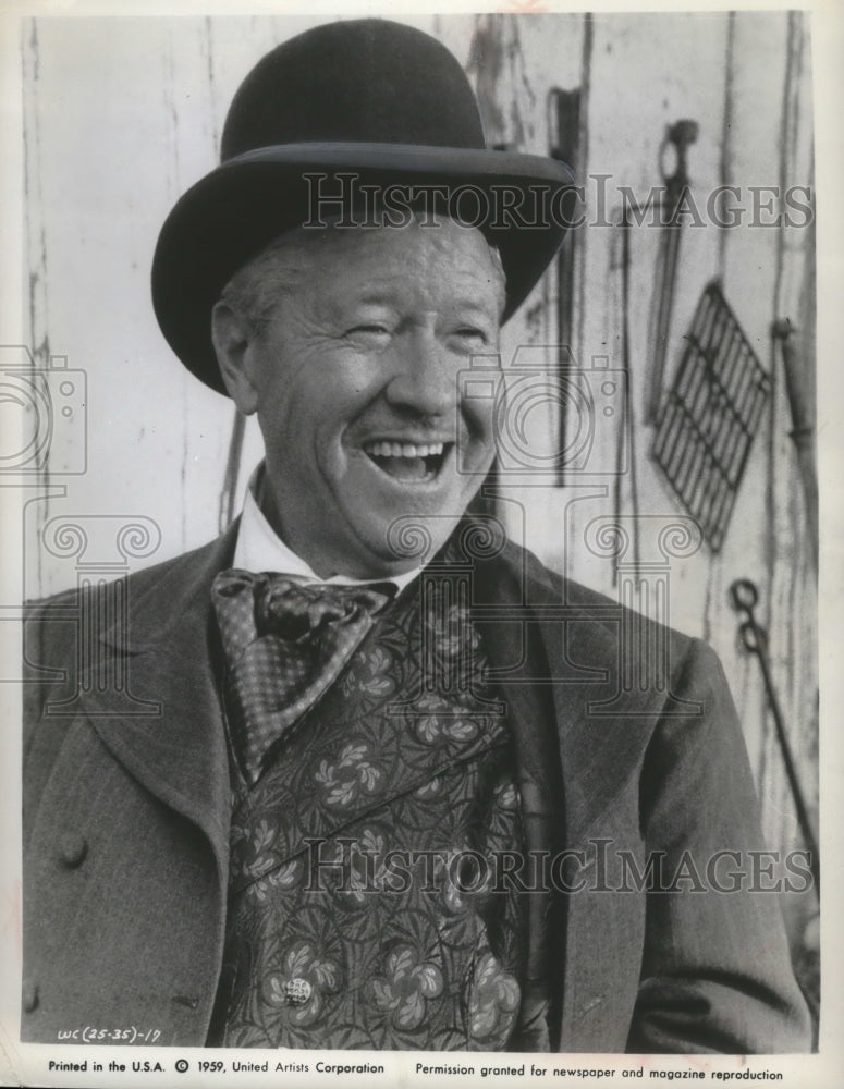 1959 Promo Photo Actor Jack Oakie in &quot;The Wonderful Country,&quot; at the Palace- Historic Images