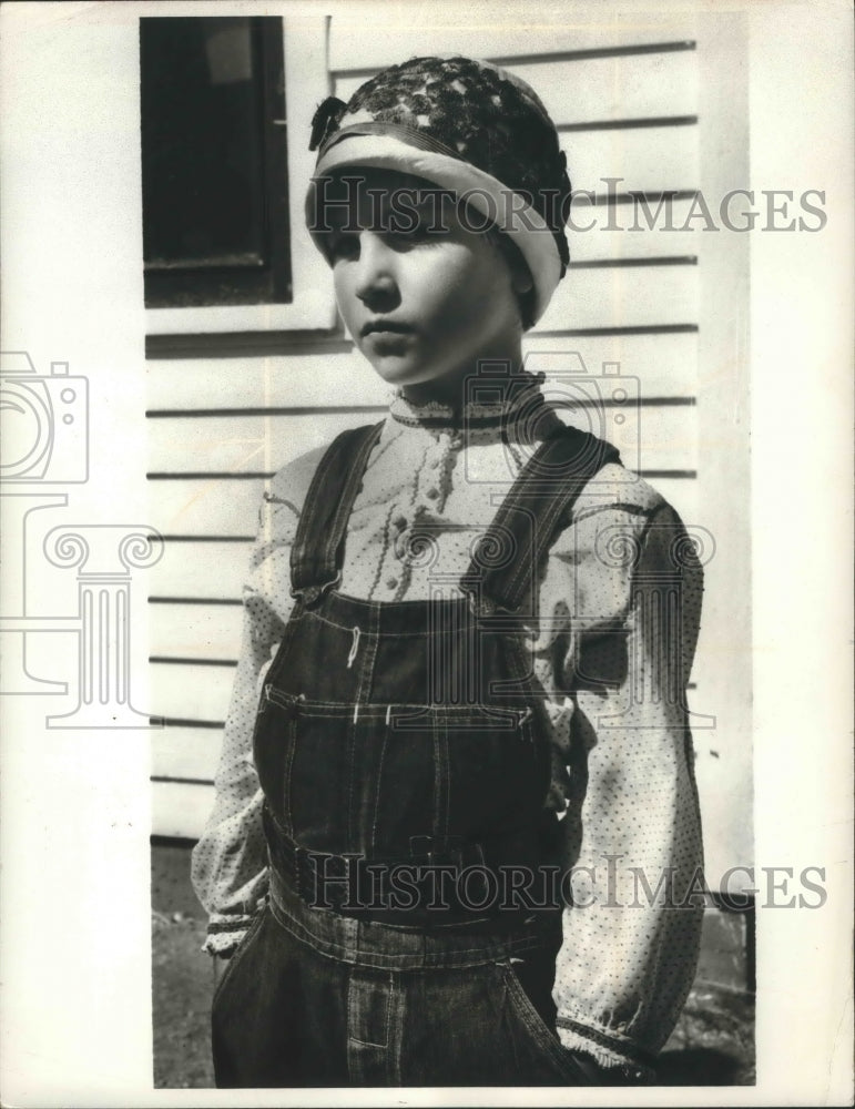 1973 Press Photo Tatum O&#39;Neal, as &quot;Addie&quot; in the Paramount Pictures &quot;Paper Moon&quot;- Historic Images