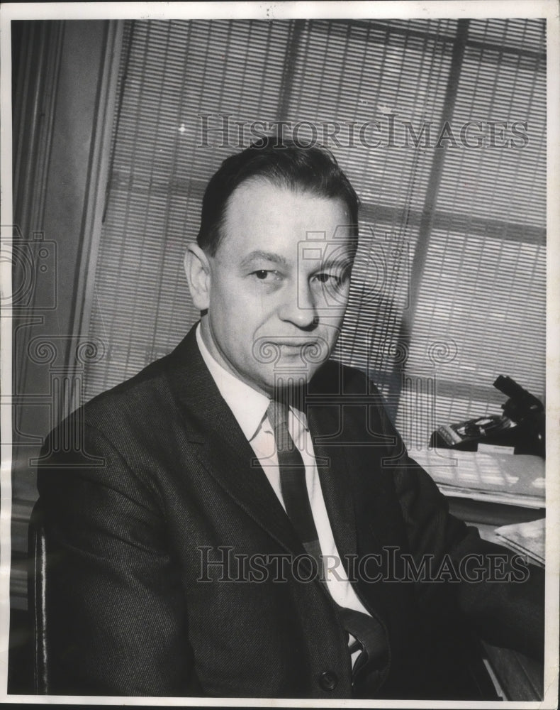 1962 Press Photo William Nelson, former Menomonee Falls village planner