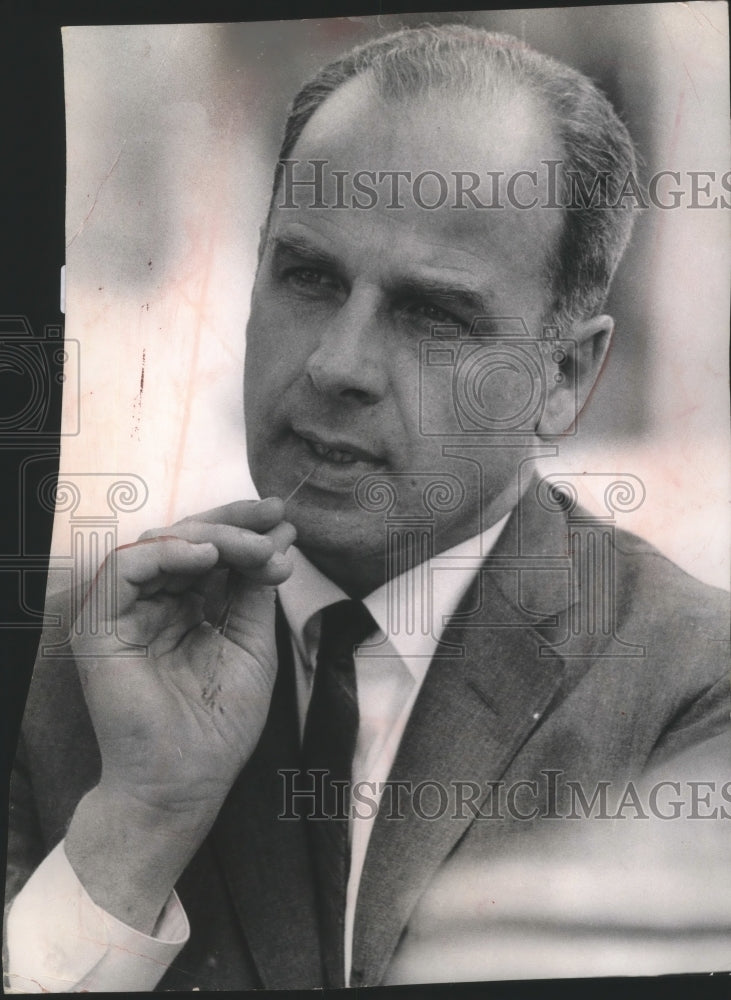 1968 Press Photo Wisconsin Governor Nelson opens campaign for U..S. Senate seat