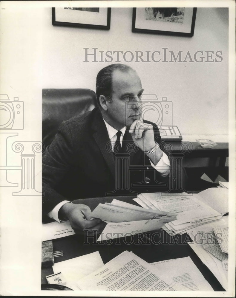 1963 Press Photo Senator Gaylord Nelson, Wisconsin- Historic Images