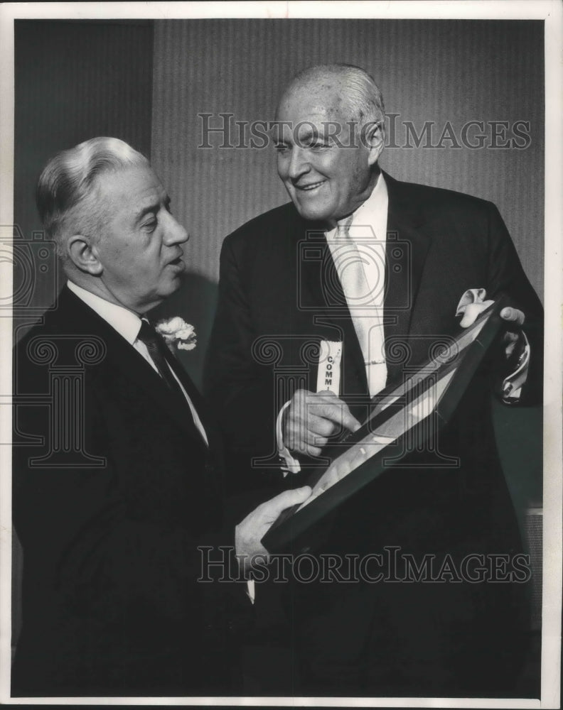Load image into Gallery viewer, 1965 Press Photo Harold Morgan was honored at central YMCA in Milwaukee
