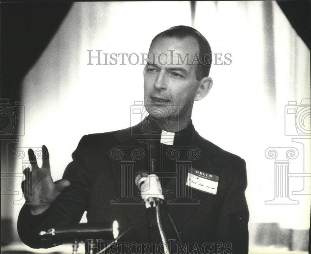 1980 Press Photo Reverend Richard John Neuhaus, Lutheran pastor and author, NY- Historic Images