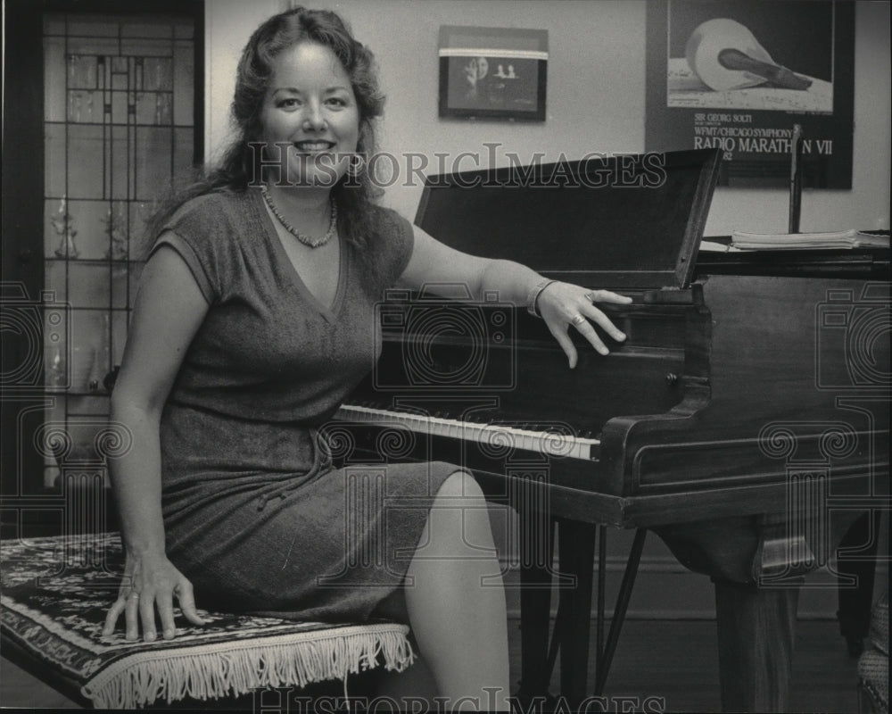 1984 Press Photo Milwaukee Pianist Martha Naset- Historic Images