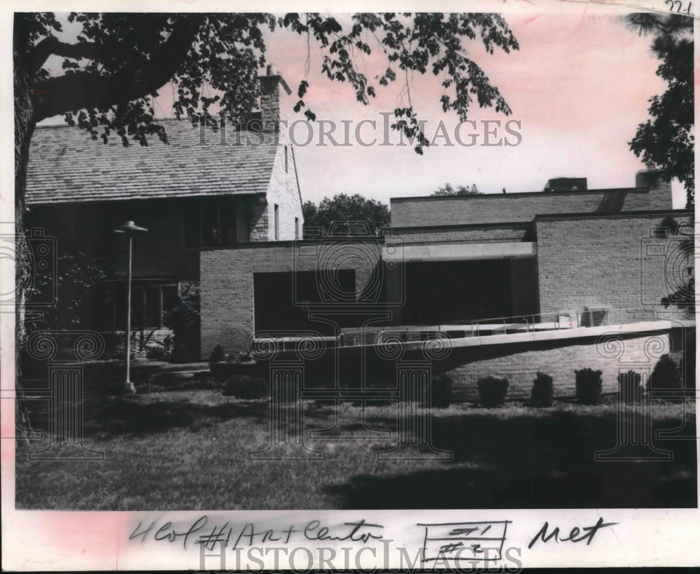 1965 Press Photo John Bergstrom Art Center in Neenah, Wisconsin - mjb70999