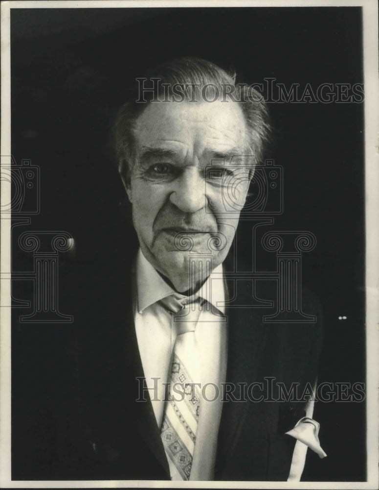 1974 Press Photo Gunnar Myrdal, Nobel Prize in Economics recipient - Historic Images