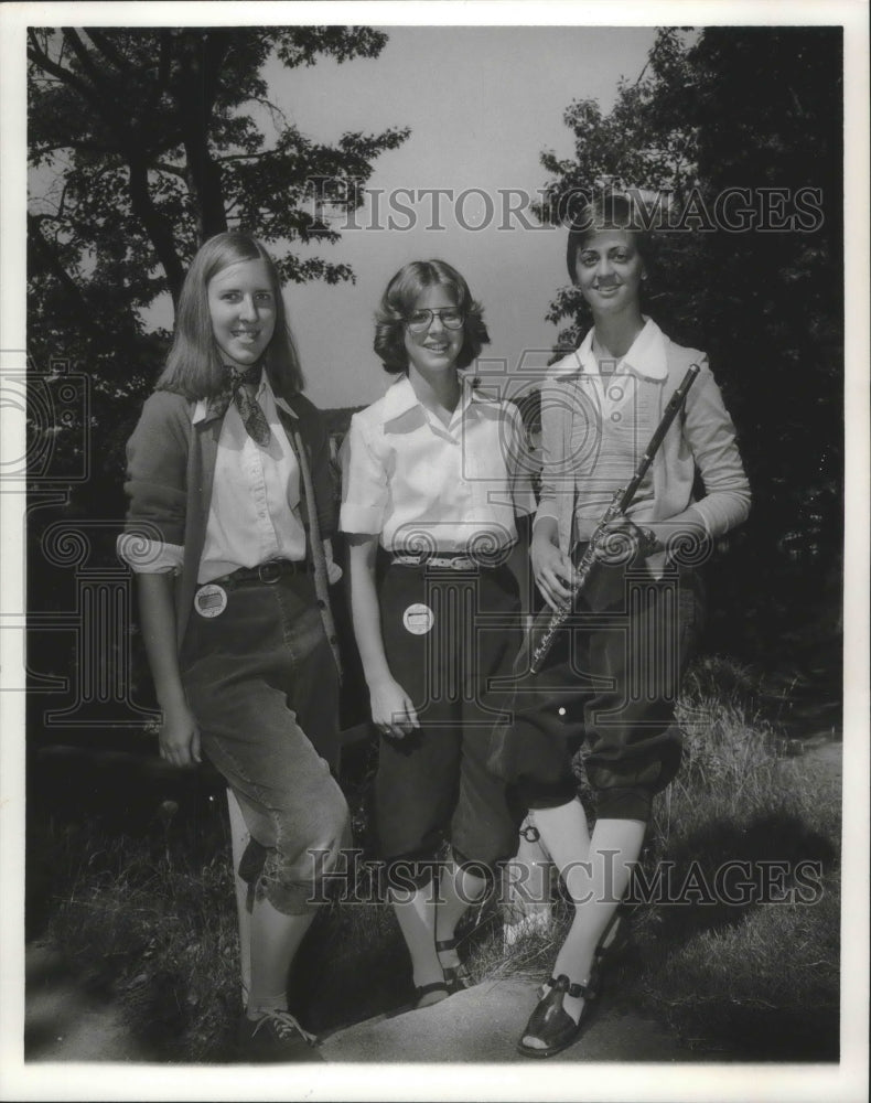 1976 Press Photo Wisconsin Scholarship Winners Interlochen National Music Camp- Historic Images