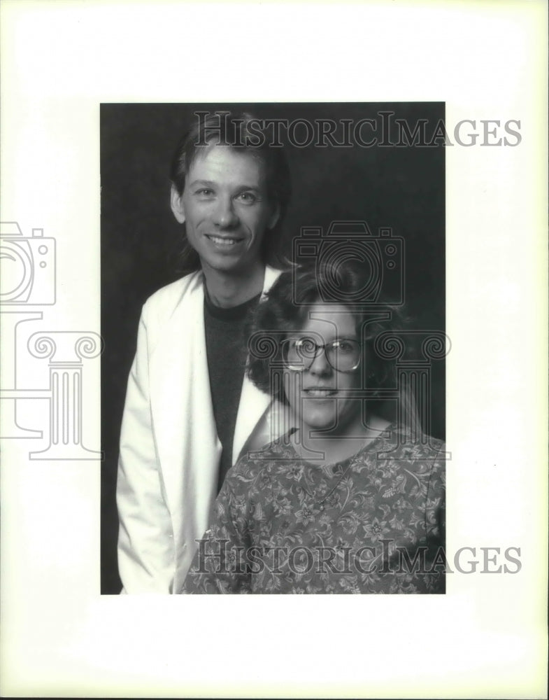 1995 Press Photo Doctors Jay &amp; Maureen Neitz, Medical College of Wisconsin- Historic Images