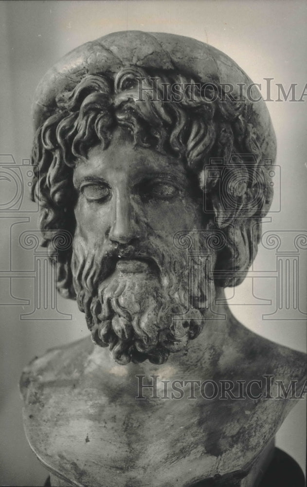 1969 Press Photo Plaster bust of Aristotle- Historic Images