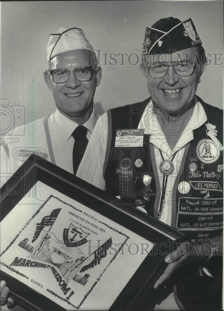 1985 Press Photo American Ex-Prisoners of War Association, Commanders- Historic Images