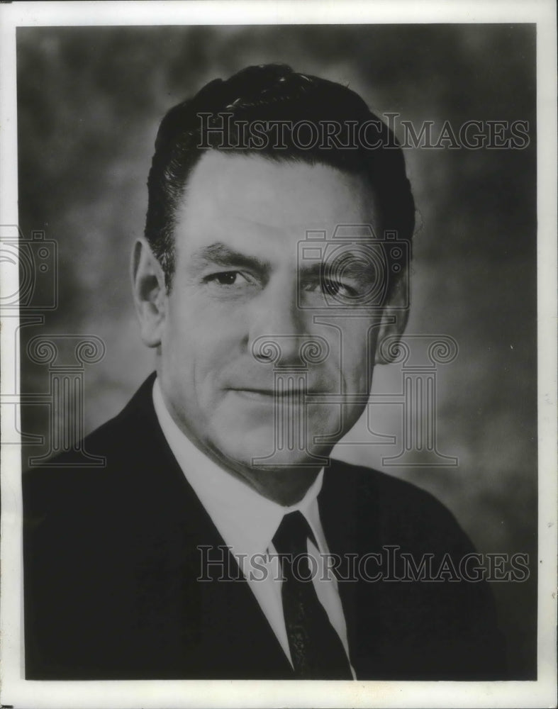 1970 Press Photo U.S. Senator from Iowa, Harold Hughes- Historic Images