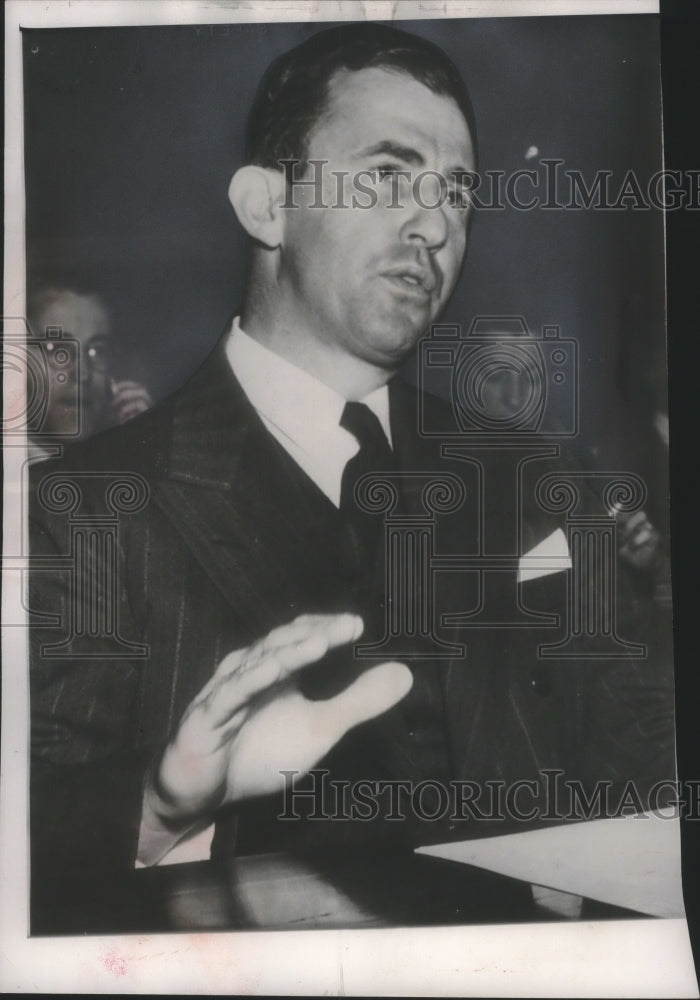 1961 Press Photo Army Secretary Frank Pace in Washington, D.C. - mjb72223