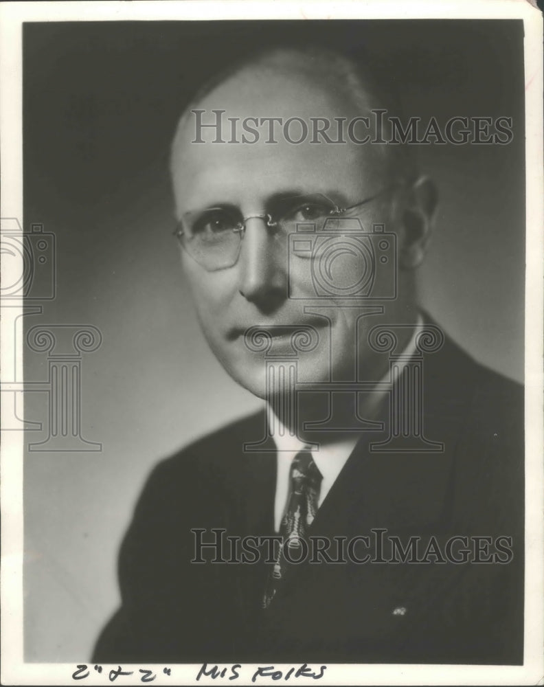 1959 Press Photo Arthur C. Nielsen Sr. Chairman of Board A.C. Nielsen Company