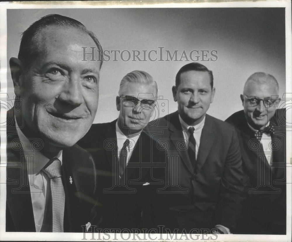 1964 Press Photo Glenn Humphrey and others officers of Better Business Bureau