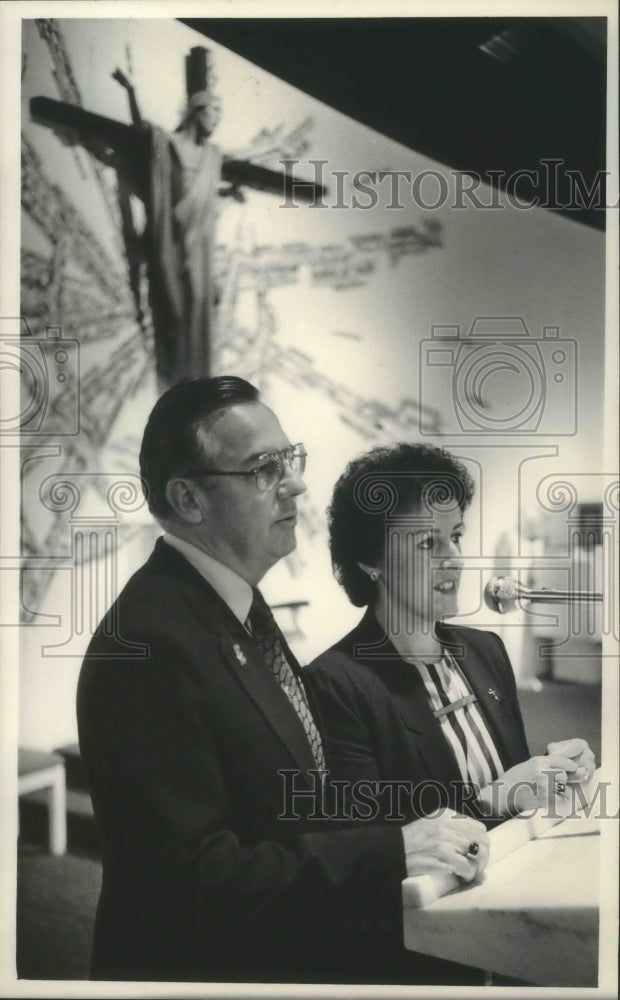 1983 Press Photo Jim and Mary Murtaugh religious leaders Wisconsin - Historic Images