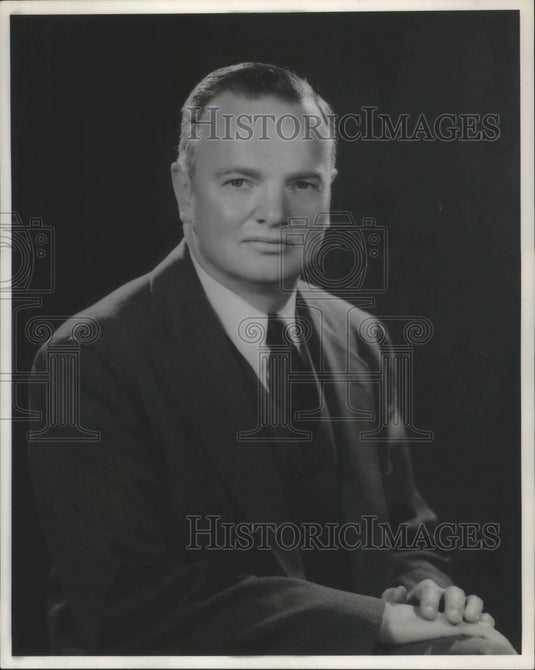 1959 Press Photo U. of Wisconsin's Will Murphy, President of Campbell Soup Co- Historic Images