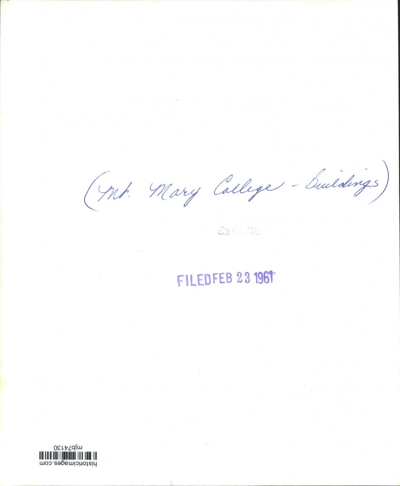 1961 Press Photo Mount Mary College in Wisconsin - mjb74130