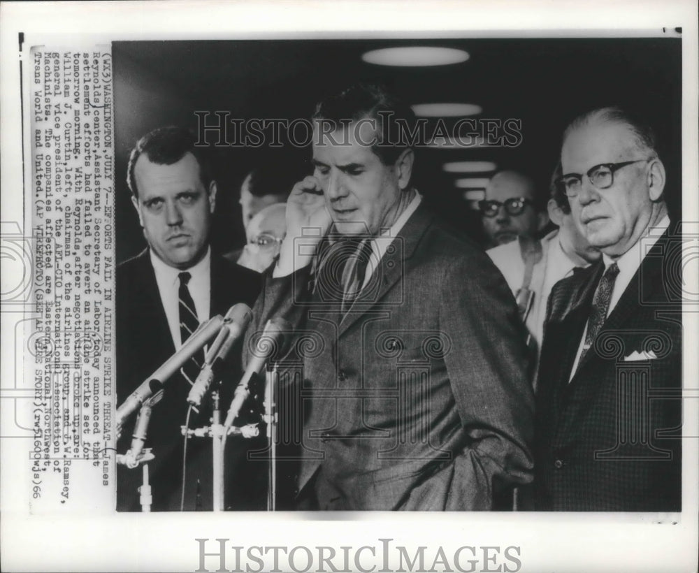 1966 Press Photo James Reynolds, William J. Curtin, and J.W. Ramsey - mjb74338