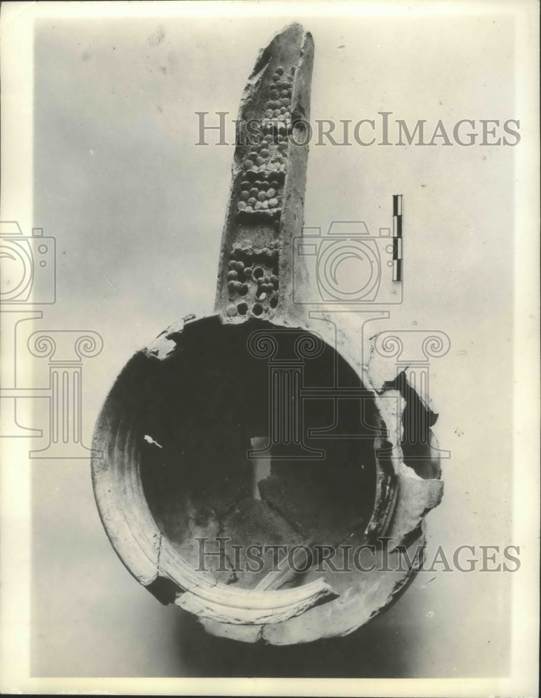 1936 Press Photo spouted pottery bowl used by Ancient Mesopotamians Philadelphia- Historic Images