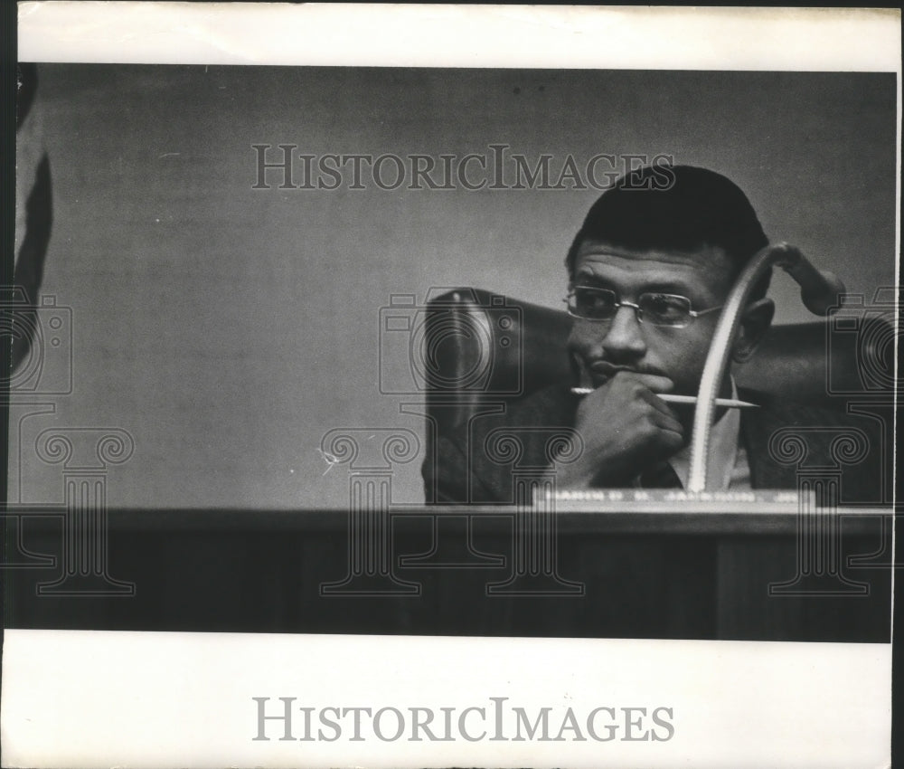 1972 Press Photo Harold B. Jackson, Milwaukee School Board President - mjb75302