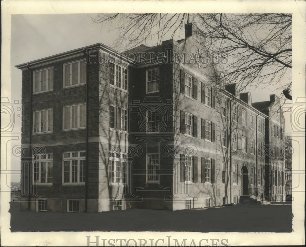 1931 Press Photo New unit of Nurses home, Mercy hospital, Janesville, Wisconsin.