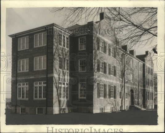1931 Press Photo New unit of Nurses home, Mercy hospital, Janesville, Wisconsin.